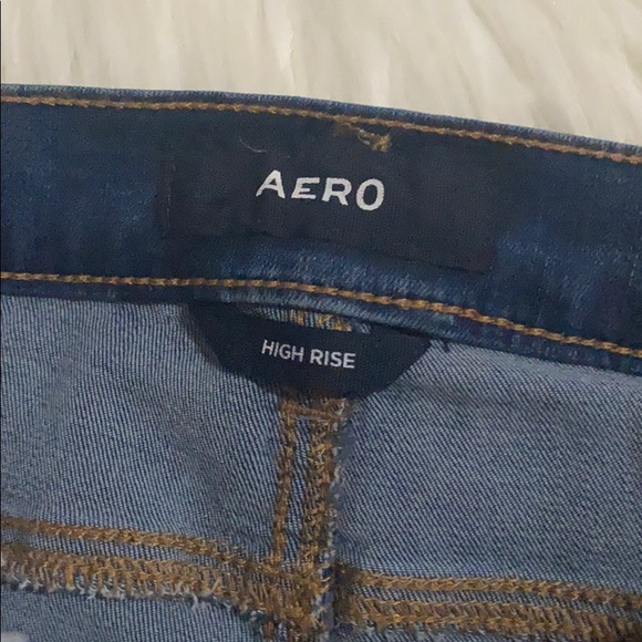 high rise distressed jeggings - Picture 5 of 6